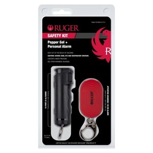 Obranný sprej UV / Alarm Ruger Sabre Red® (Farba: Čierna / červená)