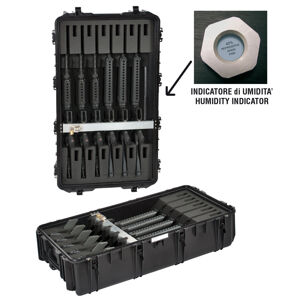 Odolný vodotesný kufor na 12 pušiek 10826 Explorer Case®, s penou – Čierna (Farba: Čierna)