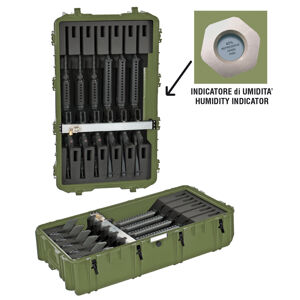 Odolný vodotesný kufor na 12 pušiek 10826 Explorer Case®, s penou – Zelená (Farba: Zelená)