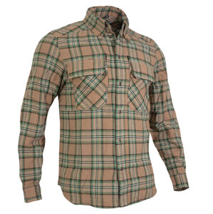 Flanelová košeľa Bush 4-14 Factory® (Farba: Hnědá / zelená, Veľkosť: M)
