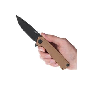 Zavírací nůž ANV® Z100 G10 Liner Lock – Coyote, černá čepel DLC (Farba: Coyote, Varianta: Čierna čepeľ - DLC)