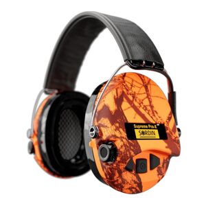 Elektronické chrániče sluchu Supreme Pro-X LED Sordin® – Oranžová (Farba: Oranžová)