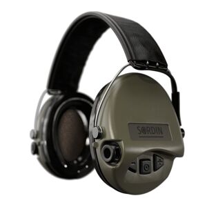 Elektronické chrániče sluchu Supreme Basic AUX Sordin® (Farba: Zelená)