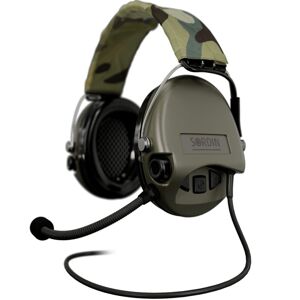 Elektronické chrániče sluchu Supreme Mil-Spec CC Sordin®, s mikrofónom – Zelená (Farba: Zelená)