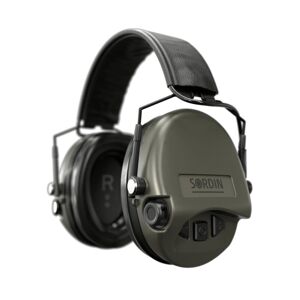 Elektronické chrániče sluchu Supreme Mil-Spec AUX SFA Sordin® – Zelená (Farba: Zelená)