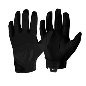 Strelecké rukavice Hard Leather Direct Action® – Čierna (Farba: Čierna, Veľkosť: S)