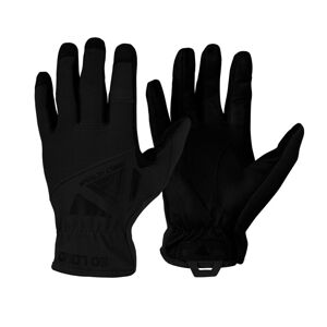 Strelecké rukavice Light Leather Direct Action® – Čierna (Farba: Čierna, Veľkosť: XL)