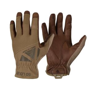Strelecké rukavice Light Leather Direct Action® – Coyote Brown (Farba: Coyote Brown, Veľkosť: S)