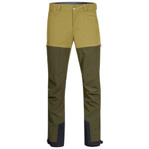 Softshellové kalhoty Bekkely Hybrid Bergans® – Olive Green / Dark Olive Green (Farba: Olive Green / Dark Olive Green, Veľkosť: M)