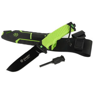 Nôž s pevnou čepeľou Survival Ganzo® – Neon Green (Farba: Neon Green, Varianta: Čierna čepeľ)