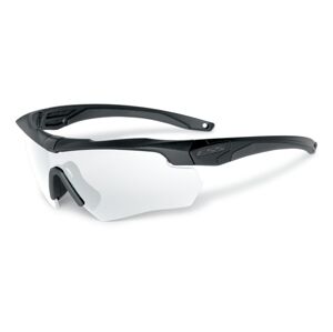 Ochranné okuliare Crossbow One ESS® – Číre, Čierna (Farba: Čierna, Šošovky: Číre)