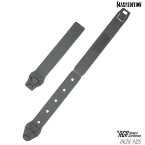 Pripojovacie pásky TacTie Clips Maxpedition® PJC5 6 ks – Sivá (Farba: Sivá)