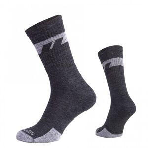 Ponožky Alpine Merino Medium Pentagon® – Cinder Grey (Farba: Cinder Grey, Veľkosť: 42-44)