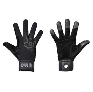 Zlaňovacie rukavice Abseil/Rappel MoG® – Čierna (Farba: Čierna, Veľkosť: XS)