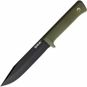 Nôž Survival Rescue Knife SK5 Cold Steel® – Olive Green  (Farba: Olive Green , Varianta: Čierna čepeľ)